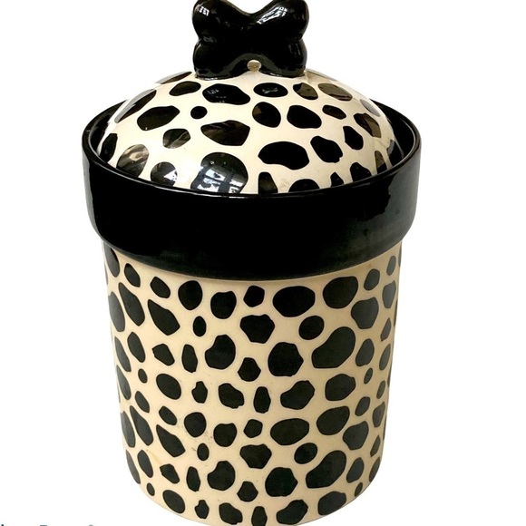 Dalmations spots dog treat container - Picture 1 of 6